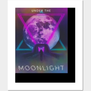 UNDER THE MOONLIGHT Posters and Art